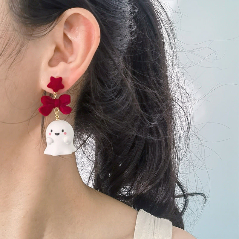 Cute Ghost Halloween Earrings