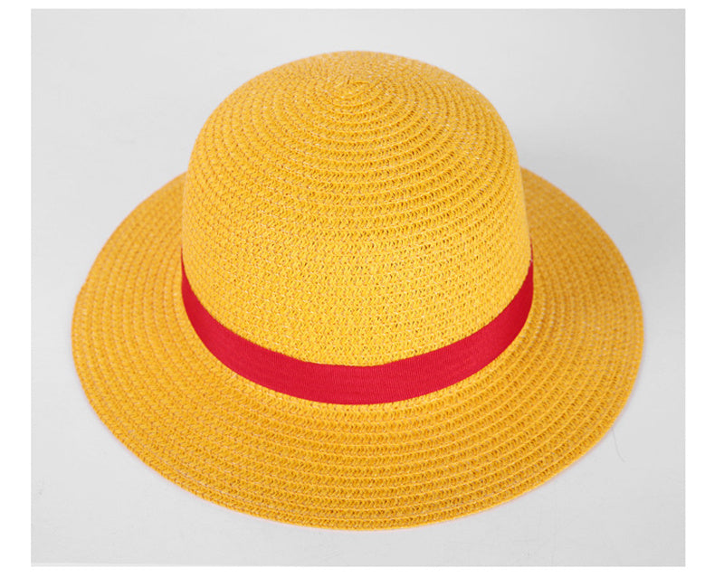 Luffy Anime Cosplay Straw Hat – Beach & Halloween