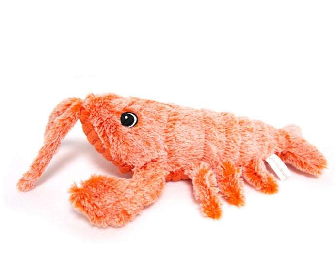 Electric Jumping Shrimp Plush Toy