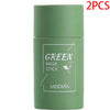 Green Tea Cleansing Stick Mask – Oil Control, Anti-Acne, and Whitening with Seaweed for Skin Care