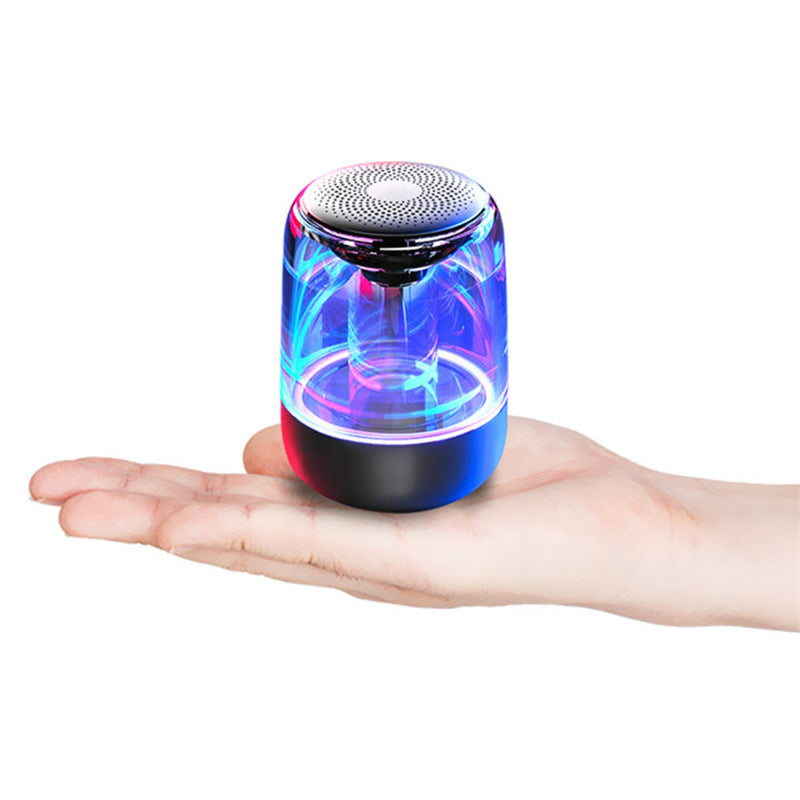 Portable Bluetooth Speaker with Bass, Radio, and LED Lights