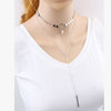 Duo Star Goddess Choker Necklace