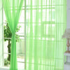 Modern Solid Tulle Curtains – Sheer Curtains for Living Room and Bedroom