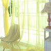 Modern Solid Tulle Curtains – Sheer Curtains for Living Room and Bedroom