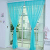 Modern Solid Tulle Curtains – Sheer Curtains for Living Room and Bedroom