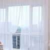 Modern Solid Tulle Curtains – Sheer Curtains for Living Room and Bedroom