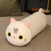 Large Cartoon Cat Plush Toy – Stuffed Cloth Doll, Long Animal Pillow Cushion for Comfort and Play