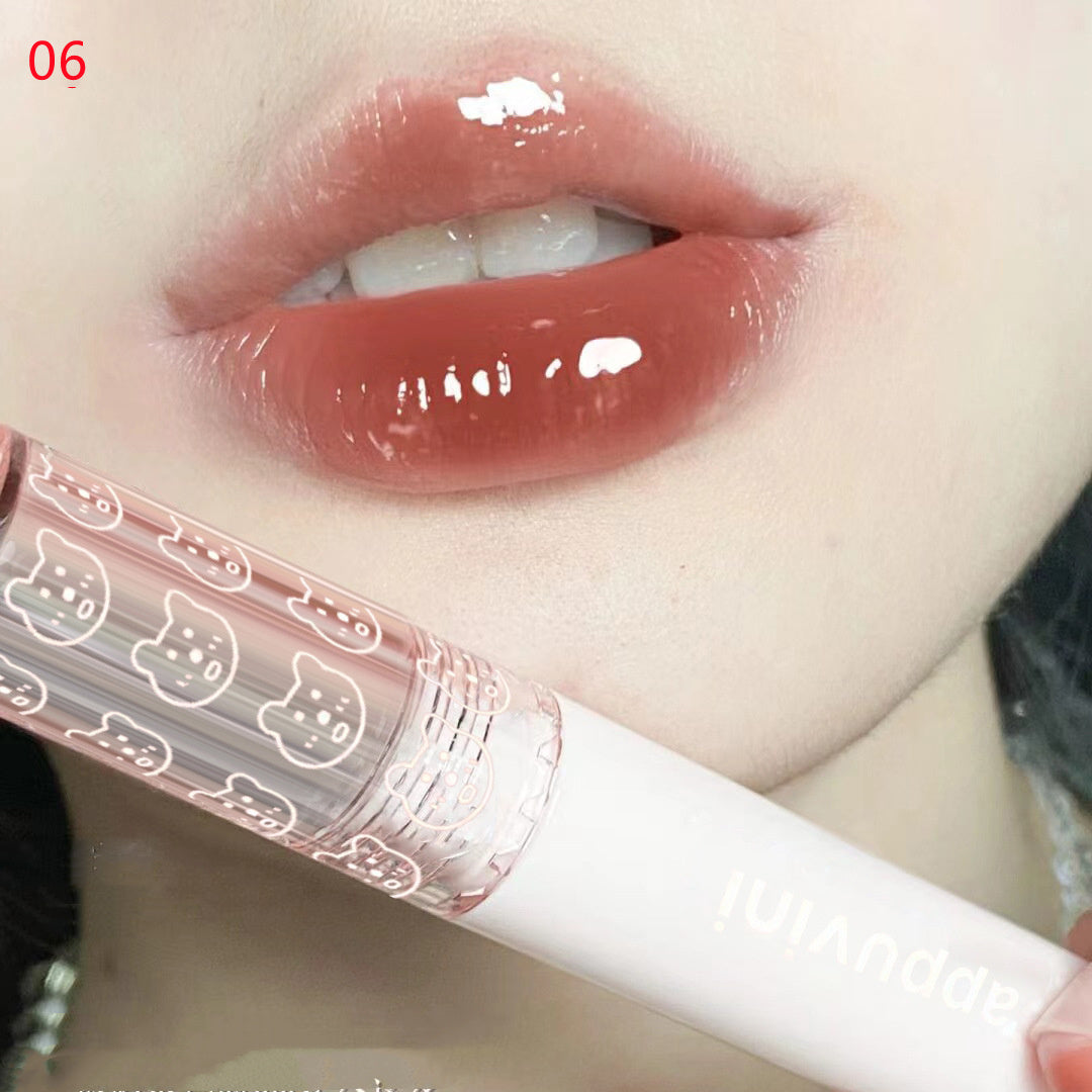 Bubble Lip Glaze - Mirror Shine Glass Finish for Women