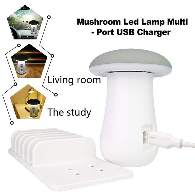 2-in-1 Mushroom-Shaped Multifunctional Lamp