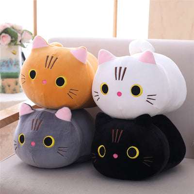 Chubby Cat Plush Doll – Soft and Cute Stuffed Toy