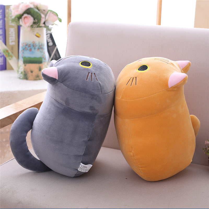 Chubby Cat Plush Doll – Soft and Cute Stuffed Toy