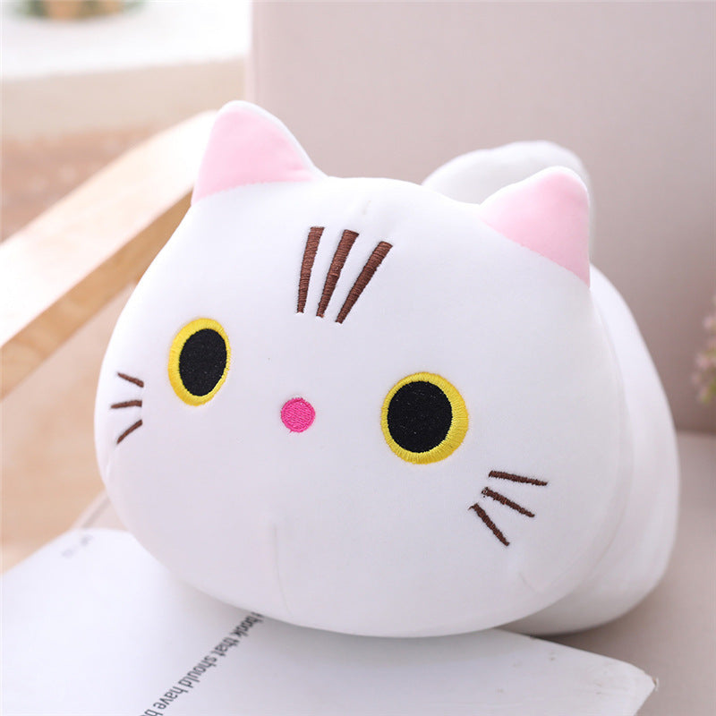 Chubby Cat Plush Doll – Soft and Cute Stuffed Toy