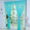 Modern Solid Tulle Curtains – Sheer Curtains for Living Room and Bedroom