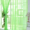 Modern Solid Tulle Curtains – Sheer Curtains for Living Room and Bedroom