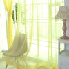 Modern Solid Tulle Curtains – Sheer Curtains for Living Room and Bedroom