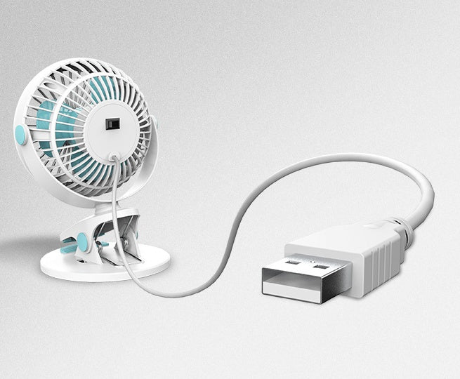 Mini USB Clip-on Desktop Fan.