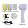 Electric Cleaning Brush – 4-in-1 Cordless Handheld Spinning Scrubber, Portable and Easy to Use