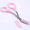 Beauty tools eyebrow scissors with eyebrow comb