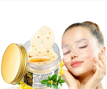 80 Pcs Collagen Eye Mask with Gold Osmanthus for Facial Care and Sleep