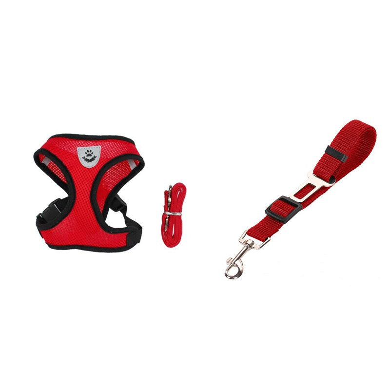 Pet Safety Car Seat Belt and Leash