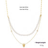 Y-Shaped Skull Necklace: Punk Style with Embedded Zirconia