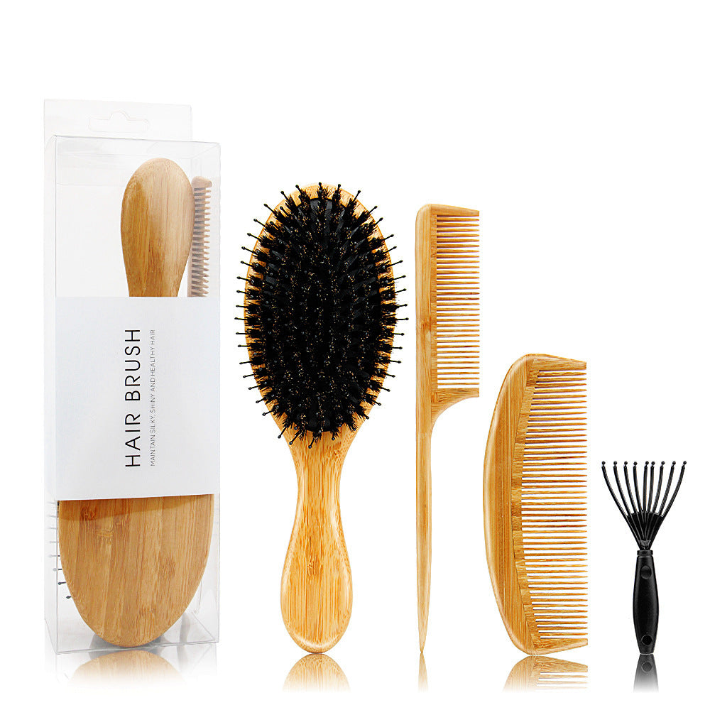 Scalp Massage Comb with Bristles and Airbag