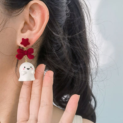 Cute Ghost Halloween Earrings