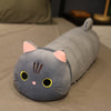 Large Cartoon Cat Plush Toy – Stuffed Cloth Doll, Long Animal Pillow Cushion for Comfort and Play