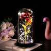 Enchanted Forever Rose in Glass with LED Light - Christmas Decoration