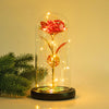 Enchanted Forever Rose in Glass with LED Light - Christmas Decoration