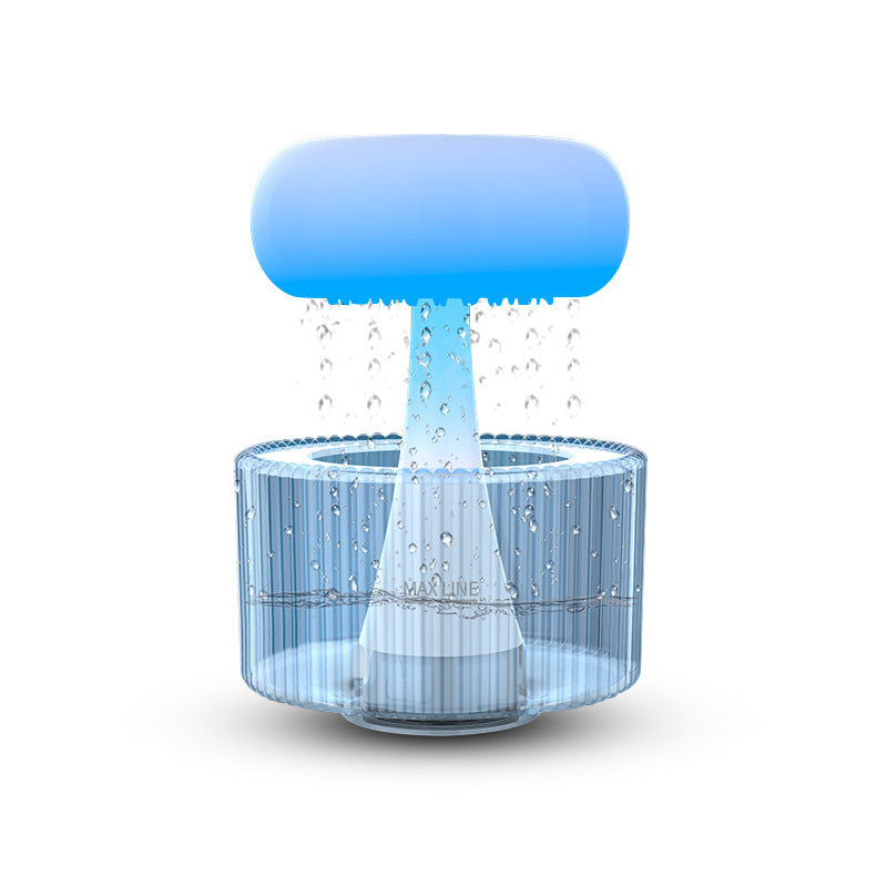 Jellyfish Raindrop Humidifier - Ultrasonic Aroma Diffuser with Seven-Color Ambient Light