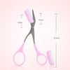 Beauty tools eyebrow scissors with eyebrow comb