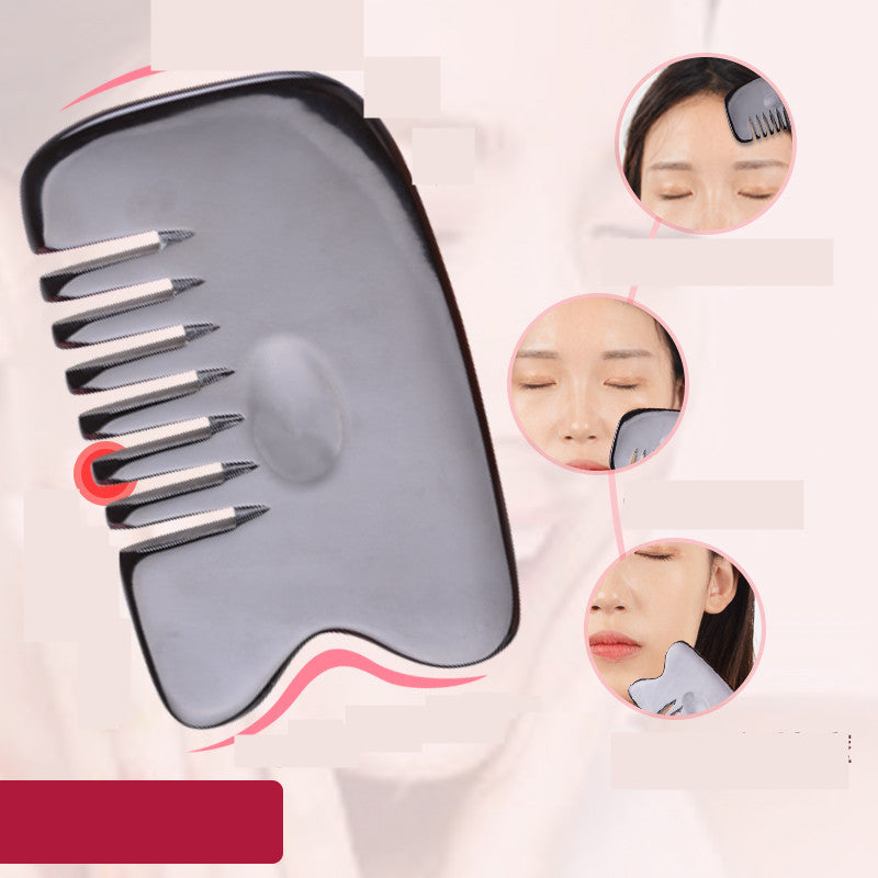 Horn Comb Scraper – Comb for Scalp and Meridian Care