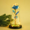 Enchanted Forever Rose in Glass with LED Light - Christmas Decoration