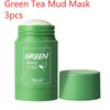 Green Tea Cleansing Stick Mask – Oil Control, Anti-Acne, and Whitening with Seaweed for Skin Care