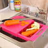 Multifunctional Kitchen Chopping Board with Drain Basket.