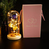 Enchanted Forever Rose in Glass with LED Light - Christmas Decoration