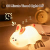 Rabbit-Shaped Night Light – Silicone Lamp with Touch Sensor for Kids