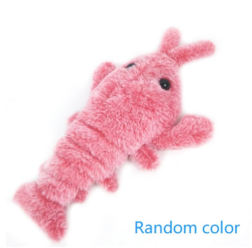 Electric Jumping Shrimp Plush Toy