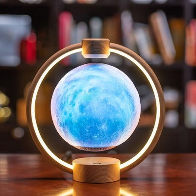 Maglev Moon Light – Bluetooth 3D Stereo Lamp with Colorful Effects