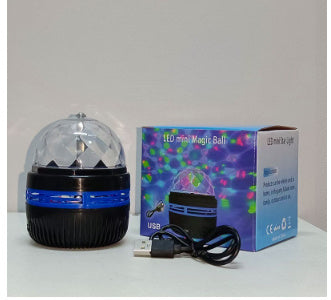 LED Star Galaxy Projector Lamp - Colorful Rotating Magic Ball for Parties & Bedrooms