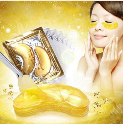 10-Pack Golden Collagen Eye Masks