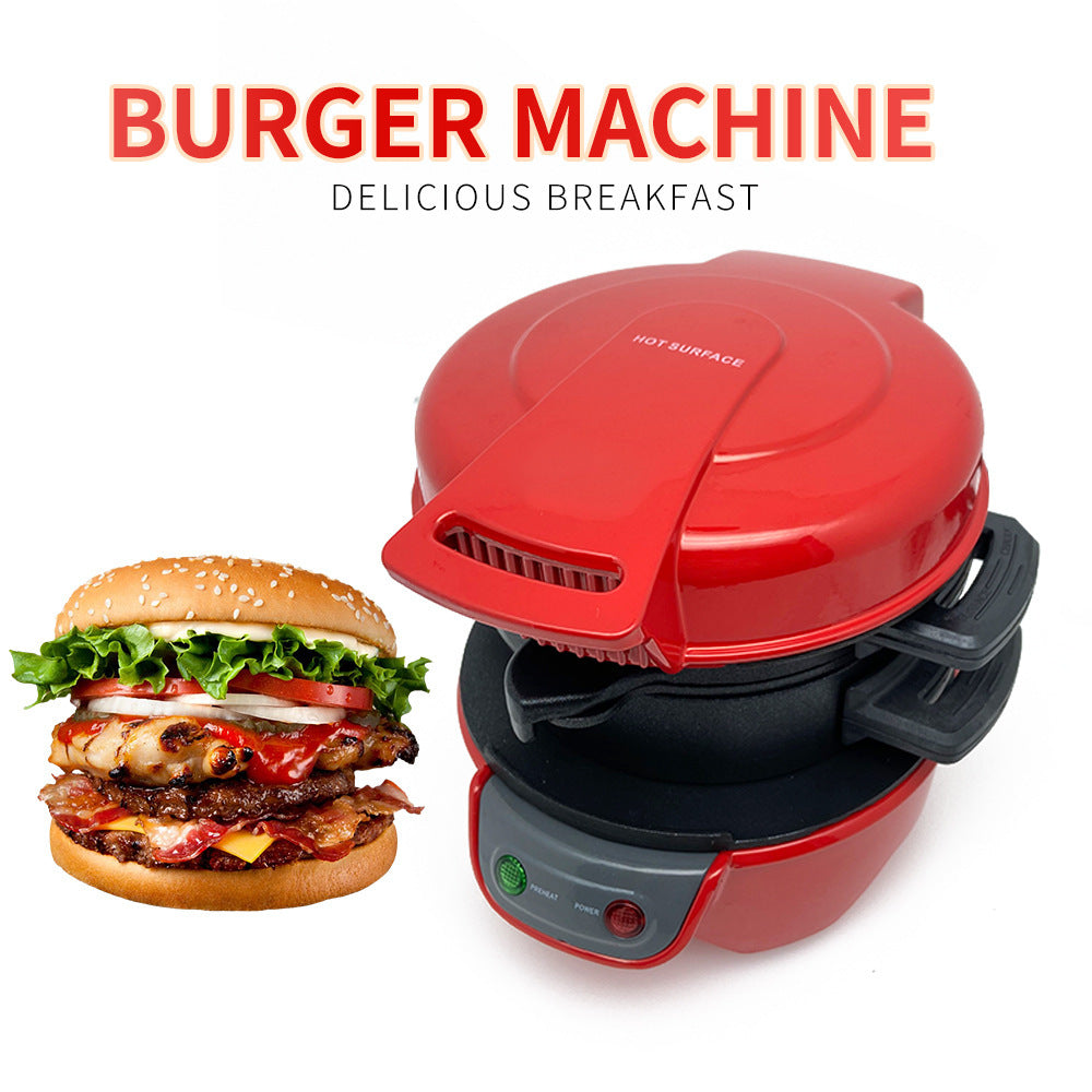 Household Breakfast Machine - Sandwich Maker with Egg Cooker & Waffle Maker