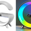 Smart LED Lamp in G Shape with Bluetooth Speaker and Wireless Charger, App-Controlled