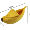 Banana-Shaped Dog Bed – Cozy Pet House and Warm Sofa