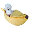 Banana-Shaped Dog Bed – Cozy Pet House and Warm Sofa