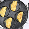 Nonstick Egg Frying Pan with 4 Cups – Perfect for Pancakes