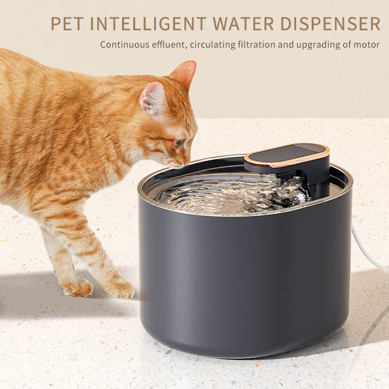 Automatic Pet Water Fountain – Silent USB Charging Water Dispenser