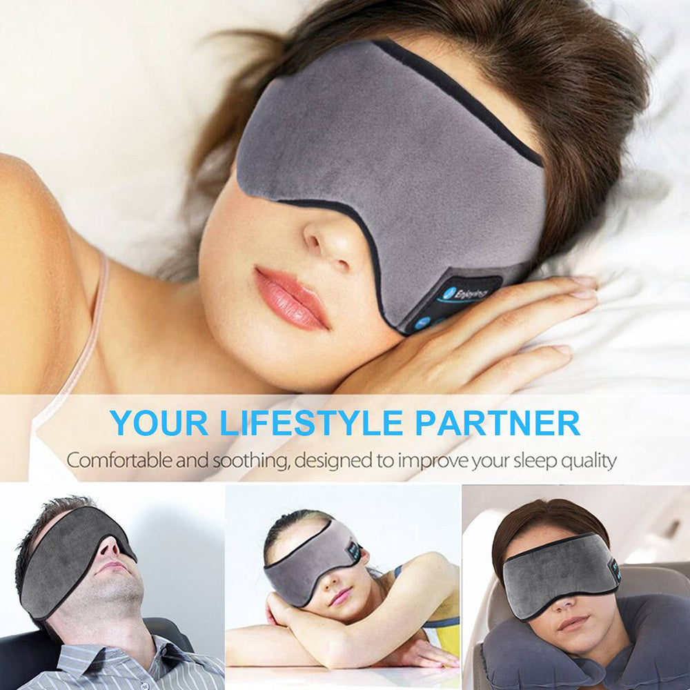 Bluetooth 5.0 Headphones with Sleep Mask and Sports Headband