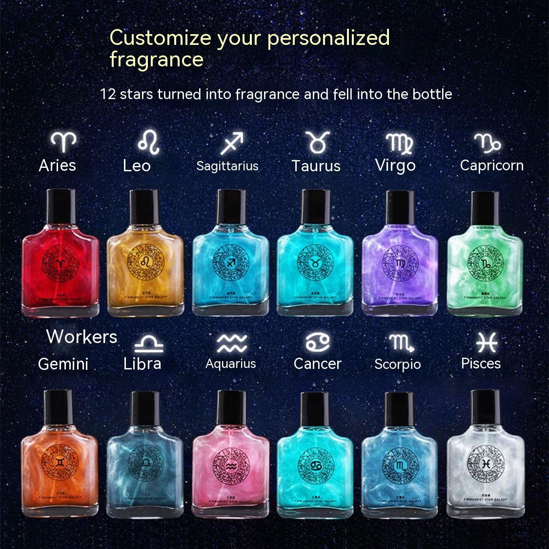 Long-Lasting, Light Perfume with 12 Constellations, for Men and Women